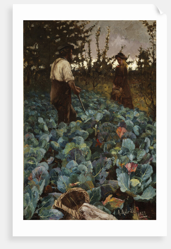 A Cabbage Garden by Arthur Melville